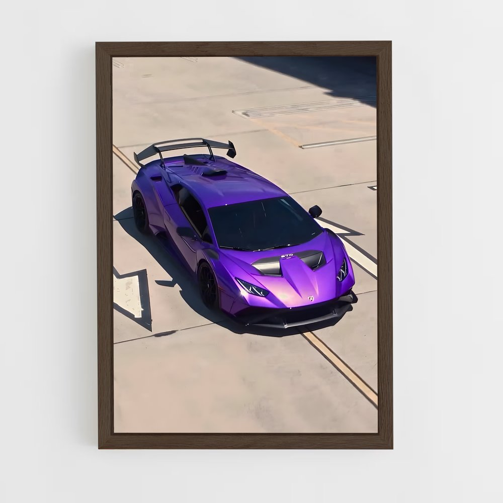 Poster Huracan Mystique – affiche Lamborghini (vue 5)